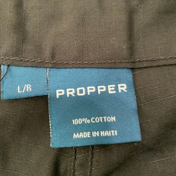 Propper Tactical Cargo BDU Black 100% Cotton Size LR Large Reg - Picture 7 of 12